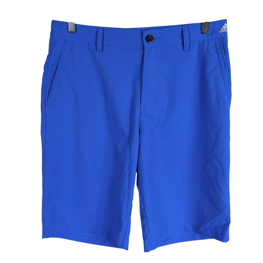 Adidas Adizero Golf Shorts Mens 30 Blue Lightweight Performance Flat‎ Front